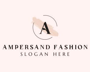 Watercolor Fashion Beauty logo design