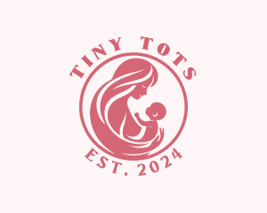 Baby Adoption Childcare logo design