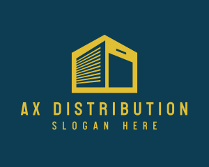 Shipping Distribution Warehouse logo design