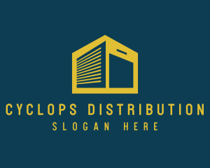 Shipping Distribution Warehouse logo design