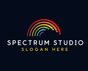 Rainbow Color Dots logo