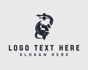 Skull Snake Sword logo