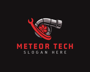 Turbo Wrench Mechanic logo design