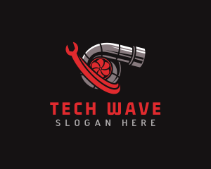 Turbo Wrench Mechanic logo design