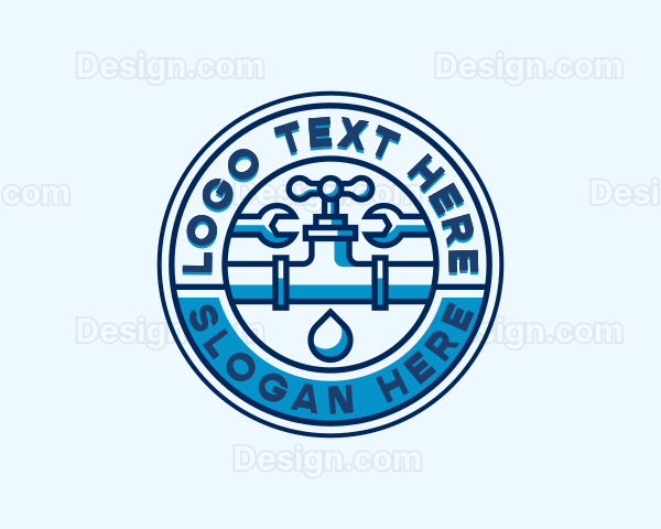 Tap Plumbing Repair Logo