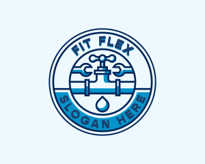 Tap Plumbing Repair Logo