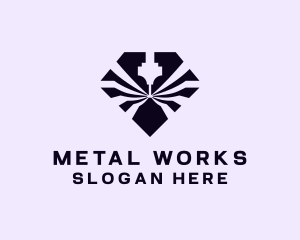 Metal Laser Tool logo design