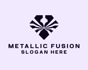 Metal Laser Tool logo design