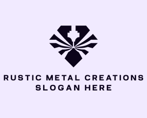 Metal Laser Tool logo design