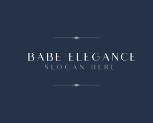 Elegant Classy Wordmark logo design