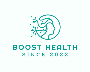 Leaves Plant Mental Health logo design