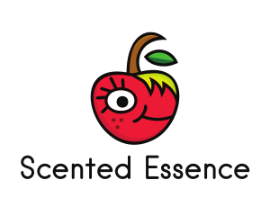 Apple Face Cartoon logo design