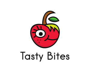 Apple Face Cartoon logo