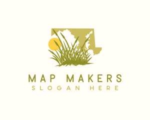 Maryland Beach Grass logo design