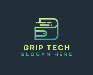 Digital Tech Wallet logo design