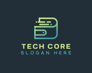 Digital Tech Wallet logo design