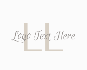 Feminine Cursive Script logo