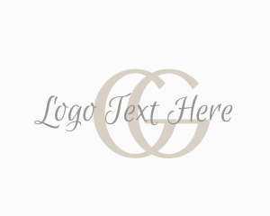 Feminine Cursive Script Logo