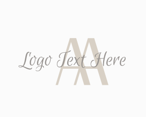 Feminine Cursive Script logo design