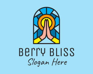 Church Pray Mosaic  logo design