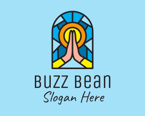 Church Pray Mosaic  logo design