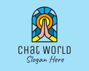 Church Pray Mosaic  logo design