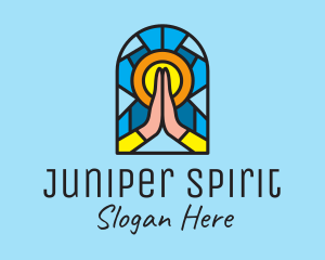 Church Pray Mosaic  logo design