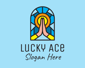 Church Pray Mosaic  logo design