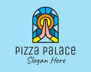 Church Pray Mosaic  logo design