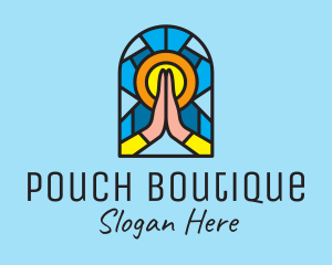 Church Pray Mosaic  logo design