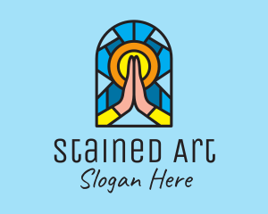 Church Pray Mosaic  logo