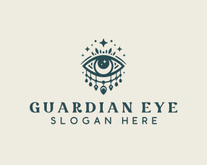 Bohemian Eye Tarot logo design