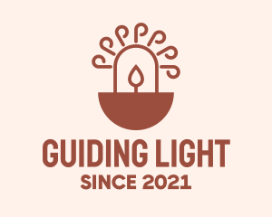 Tealight Candle Ornament  logo design