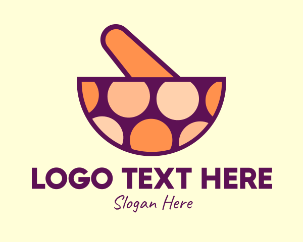 Mortar And Pestle logo example 4
