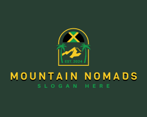 Jamaica Mountain Flag logo design