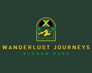 Jamaica Mountain Flag logo design