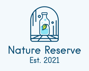 Natural Water Drink  logo design