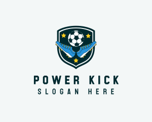 Soccer Ball Shoes Sports logo