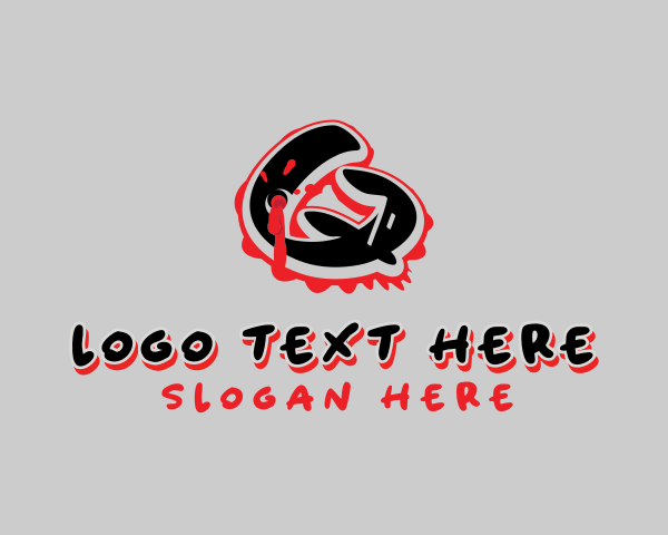 Blood logo example 3