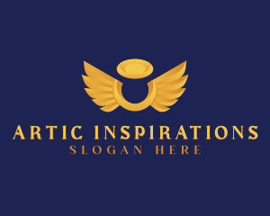 Angelic Holy Wings logo design