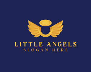 Angelic Holy Wings logo design