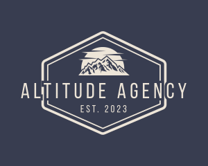 Mountain Hiking Signage logo