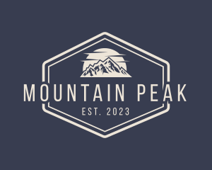 Mountain Hiking Signage logo