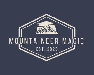 Mountain Hiking Signage logo