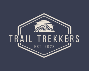 Mountain Hiking Signage logo