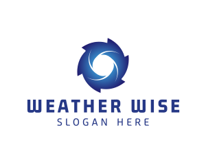 Generic Weather Spiral logo design