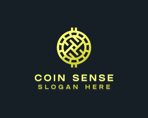 Coin Cryptocurrency Token logo design