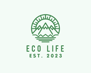 Outdoor Mountain Camping  logo design