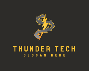 Thunder Voltage Smoke logo design