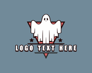 Haunted Spooky Ghost  logo